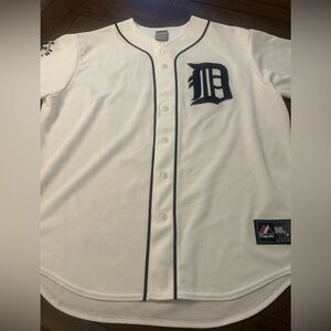 Kid Rock Majestic MLB Detroit Tigers Baseball Jersey Size L Made In Detroit